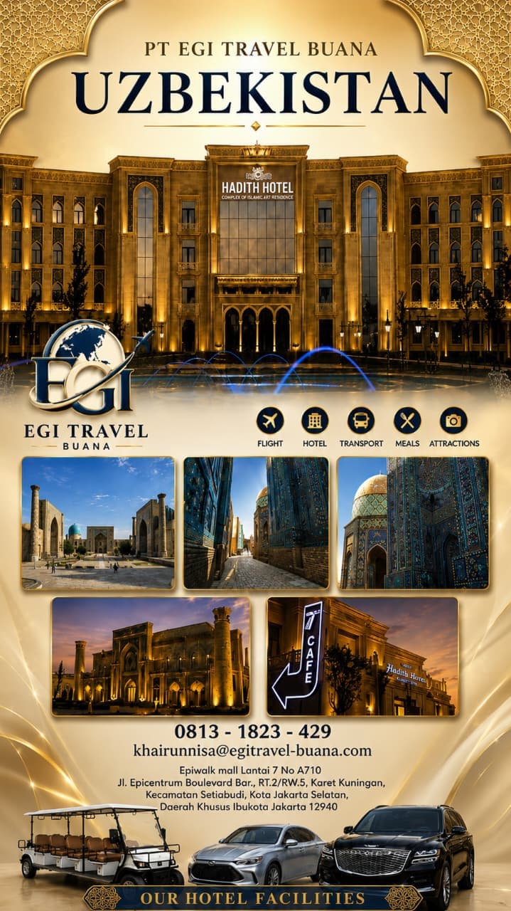 Materi tour Uzbekistan EGI Travel Buana